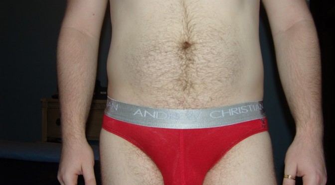 Day 14 – Red Andrew Christian Nano Fit briefs