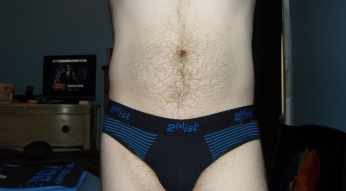 Day 24 – Black and Blue 2xist No Show Briefs