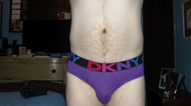Day 99 – Purple DKNY briefs
