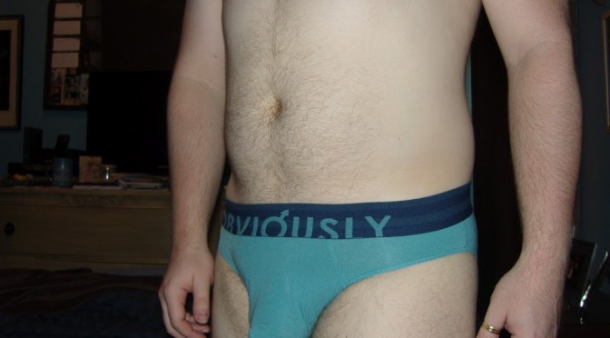 Day 147 – Turquoise Low Rise Obviously briefs