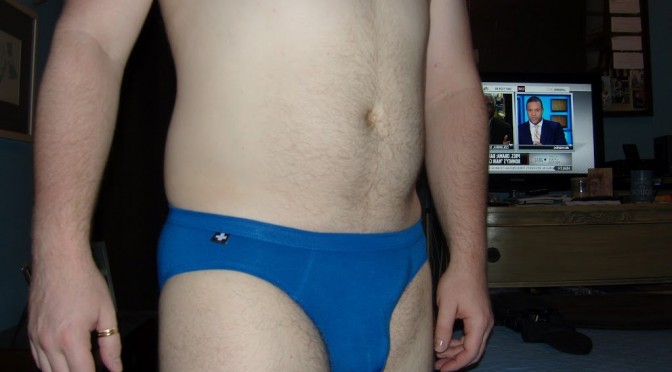 Day 142 – Royal Blue Andrew Christian Almost Naked No Show Briefs
