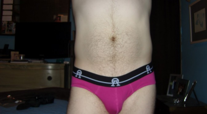Day 198 – Pink Alpha and Omega Basic Briefs