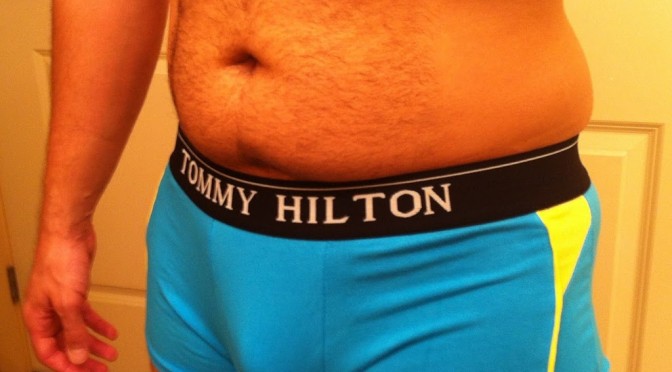 Underwear Review: Tommy Hilton Blue/Yellow Low Rise Boxers