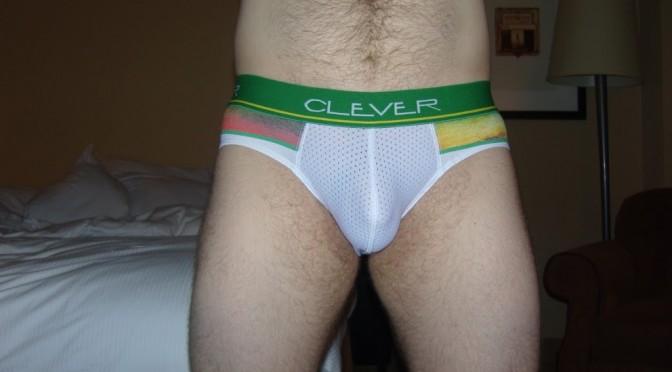 Day 285 – Clever White Mesh Pouch briefs