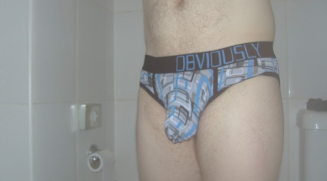 Day 340 – Blue Obviously Geometric Print Low Rise Briefs