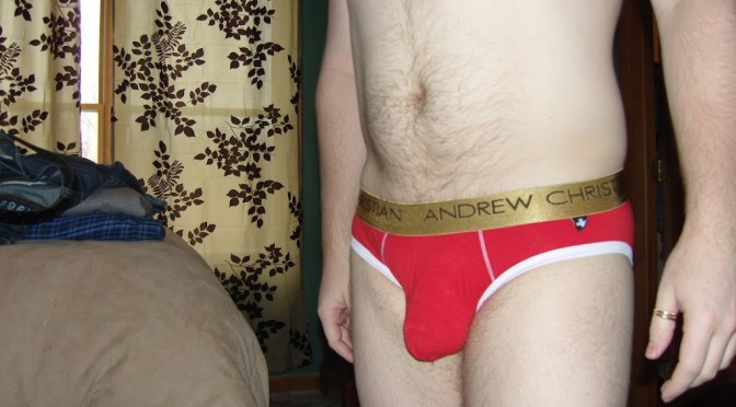 Day 358 – Red Andrew Christian Almost Naked Holiday Jock/Brief