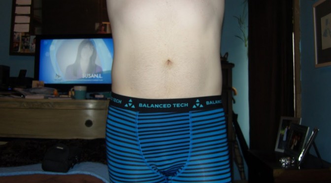 Day 381 – Blue and Black Balanced Tech Boxerbriefs