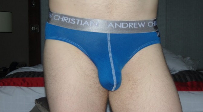 Day 426 – Royal Blue Andrew Christian Nano Fit briefs