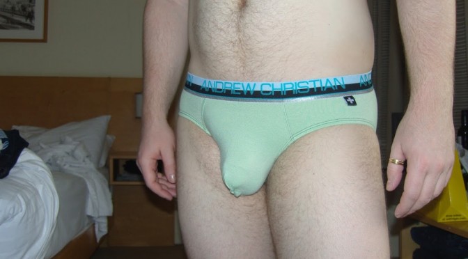 Day 466 – Mint Andrew Christian Smooth Vibe Briefs