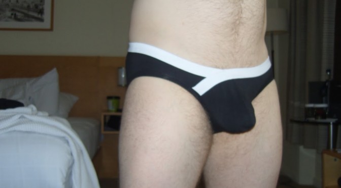 Day 461 – Black Andrew Christian Almost Naked Spree Briefs