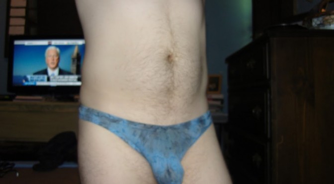 Day 485 – Blue N2NBodywear LA Haze Thong