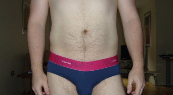 Day 594 – Navy 2xist Touch No Show Briefs