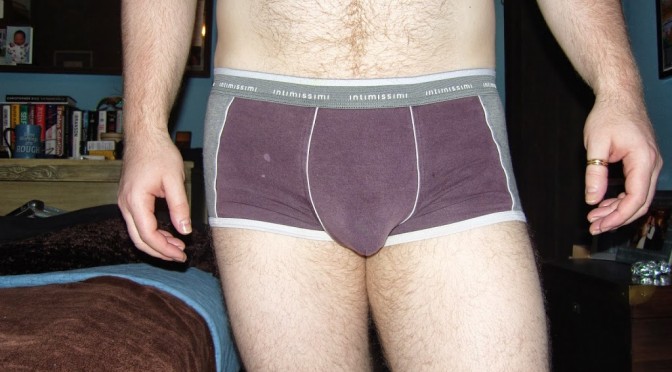 Day 650 – Purple and Grey Intimissimi Trunks