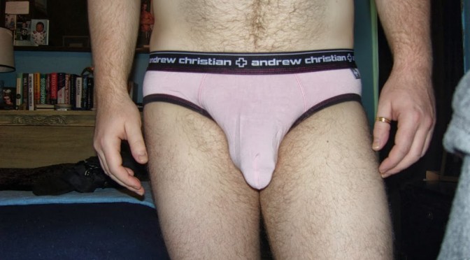Day 637 – Pink Andrew Christian Almost Nake Air Jock