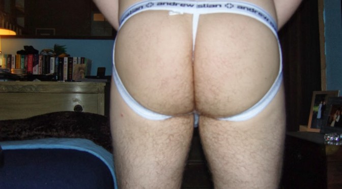 Day 685 – White Andrew Christian Almost Naked Jock/Thong