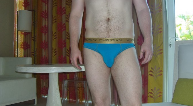 Day 693 – Turquoise Andrew Christian Almost Naked Infinity JockBrief