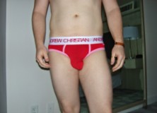 Day 824 – Red Andrew Christian Almost Naked Sweetheart Air Jock