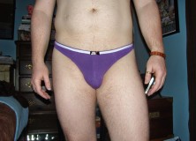 Day 827 – Purple WJ Underwear Thong