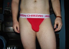 Day 837 – Red Andrew Christian Almost Naked Sweetheart Jockstrap