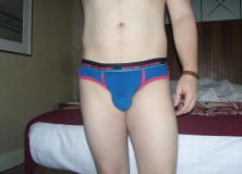 Day 849 – Royal Blue Andrew Christian Vivid Fuse w/Almost Naked Briefs