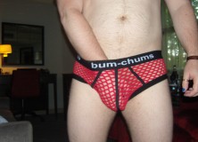 Day 887 – Bum Chums Nut Sack Red Hip Briefs Review