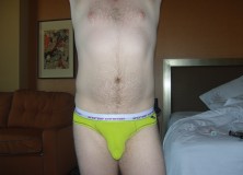 Day 932 – Lime Green Andrew Christian Color Vibe Briefs