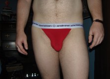 Day 914 – Red Andrew Christian Almost Naked Jockstrap