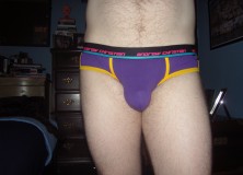 Day 947 – Purple Andrew Christian Smooth Vibe Briefs