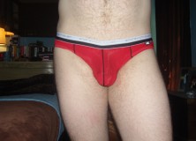 Day 979 – Red Andrew Christian Holiday VSlim Brief