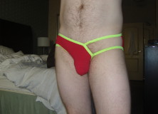 Day 1025 – Red Andrew Christian Fling Brief