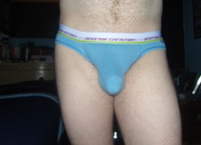Day 995 – Light Blue Andrew Christian Smooth Vibe Briefs