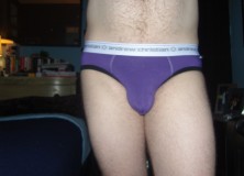 Day 1001 – Purple Andrew Chrisitan Almost Naked Air Jock
