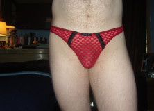 Day 1037 – Red Gregg Homme Thong