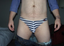 Day 1058 – Navy and White Cocksox Briefs