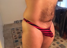 Day 1064 – Red and Black Cocksox Thong