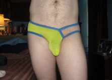 Day 1107 – Yellow Andrew Christian Fling Brief