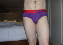 Day 1115 – Purple 2xist Electric No Show Briefs
