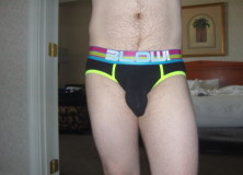 Day 1163 – Black Andrew Christian Blow Briefs