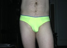 Day 1171 – Neon Yellow 2xist Pro No Show Briefs