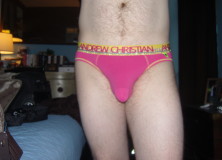 Day 1146 – Pink Andrew Christian Glow Pop Briefs