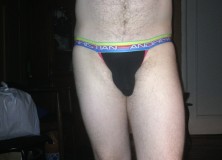 Day 1167 – Black and Pink Andrew Christian Almost Naked Jock/Thong