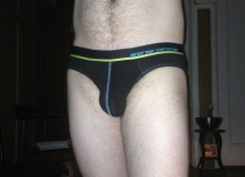 Day 1182 – Black Andrew Christian Happy Briefs