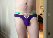 Day 1209 – Purple Andrew Christian Teaser Brief