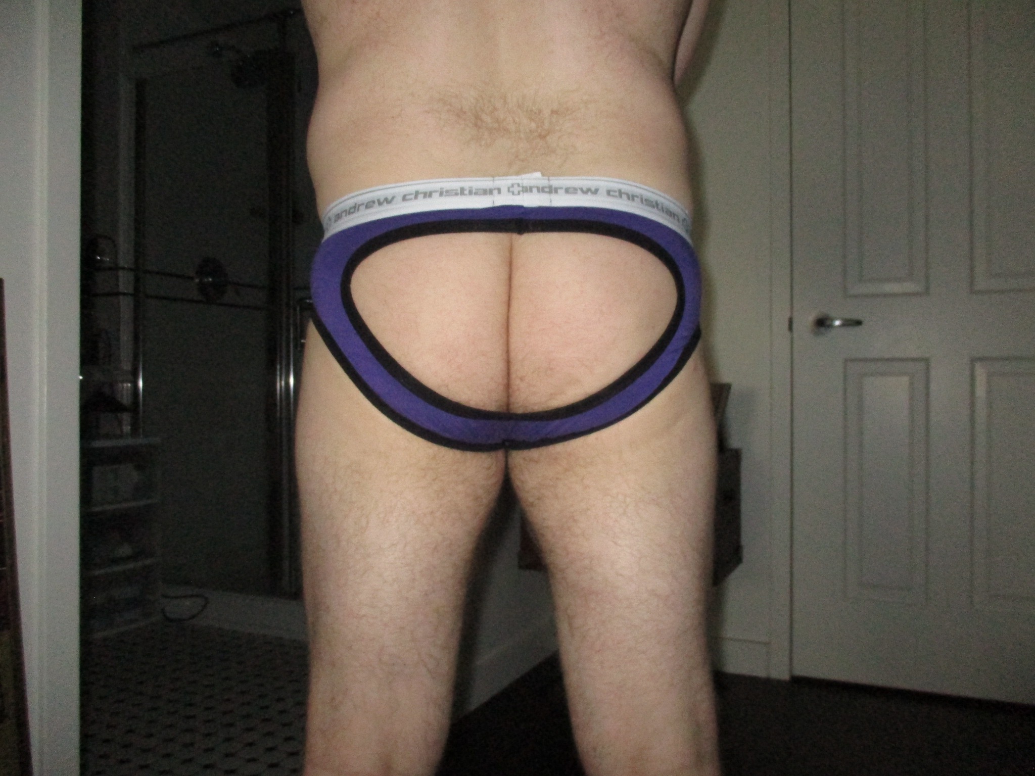 AirJock from Andrew Christian…and purple