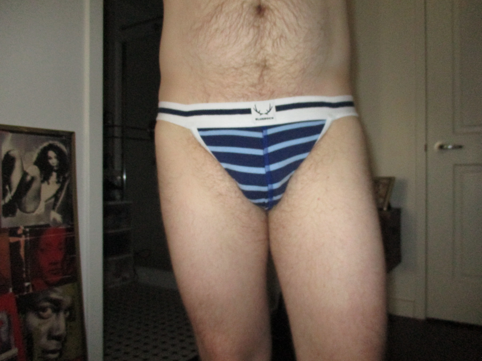 Bluebuck, stripes and a jockstrap all in one…