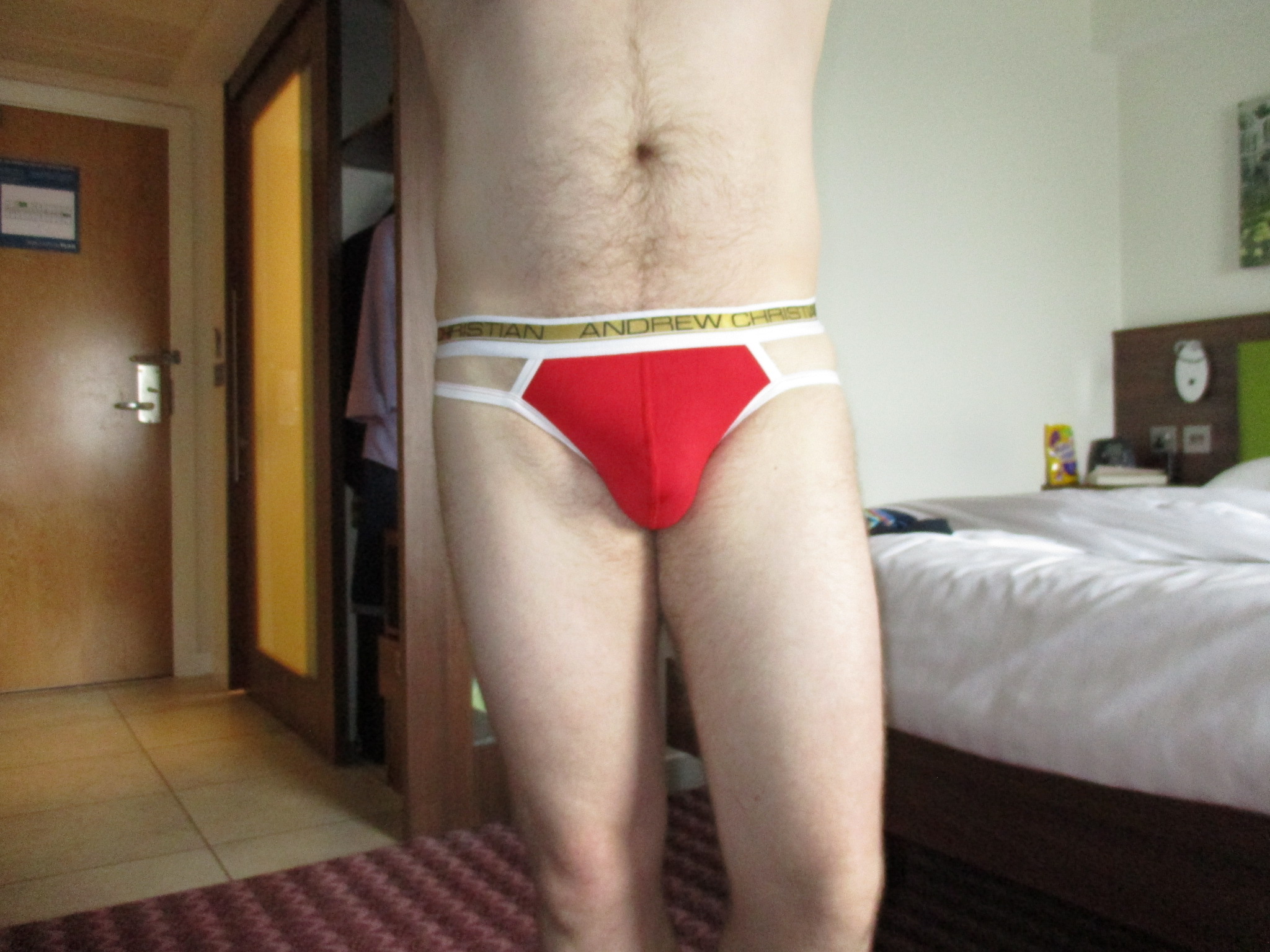 Red Thong…because on Thursdays we wear Thongs…