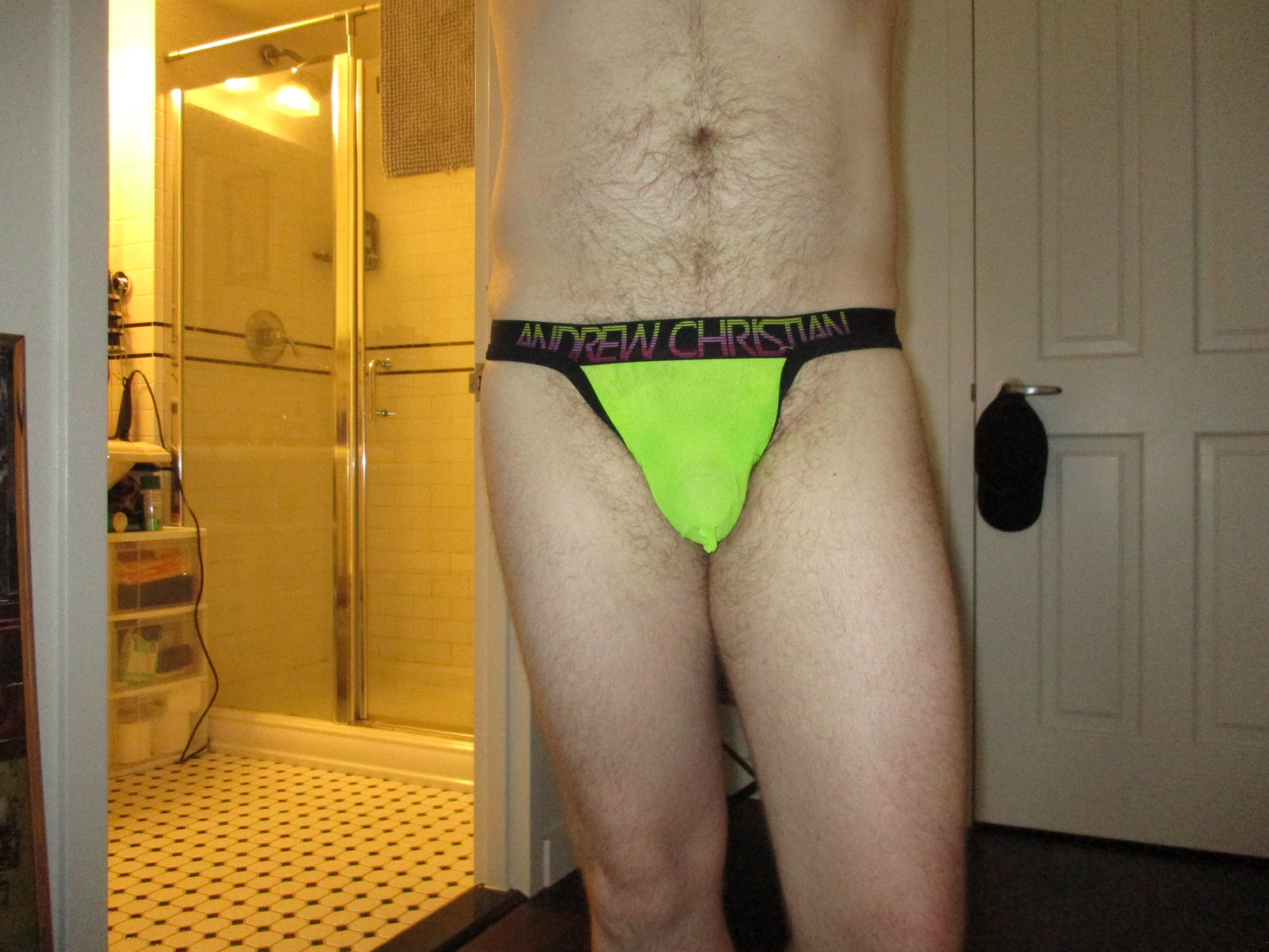 Mesh, bright mesh for my thong today…