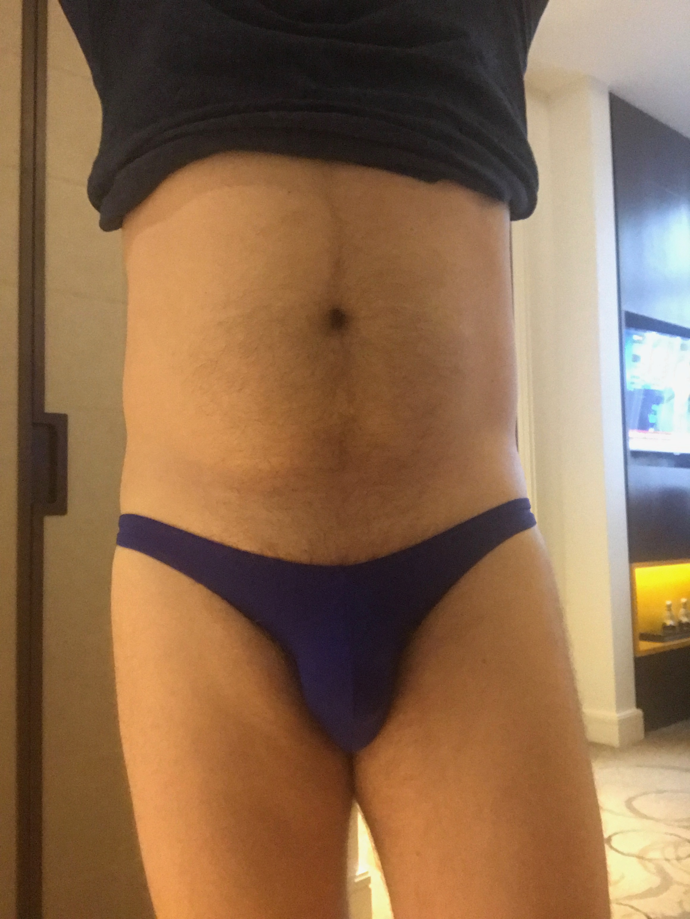 Super low rise bikinis from Male Basics today…