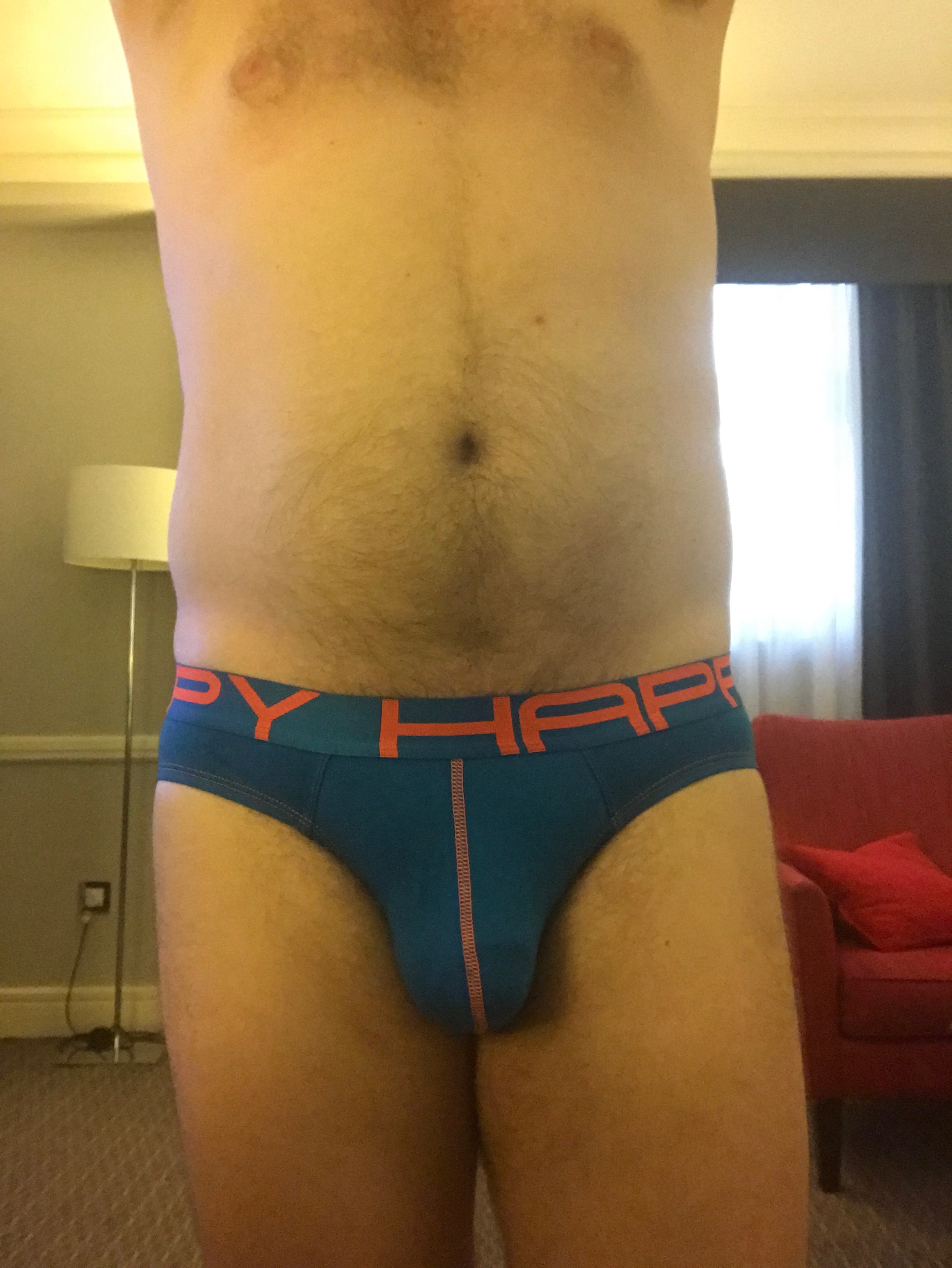 Happy that the week is over…and happy in my briefs…