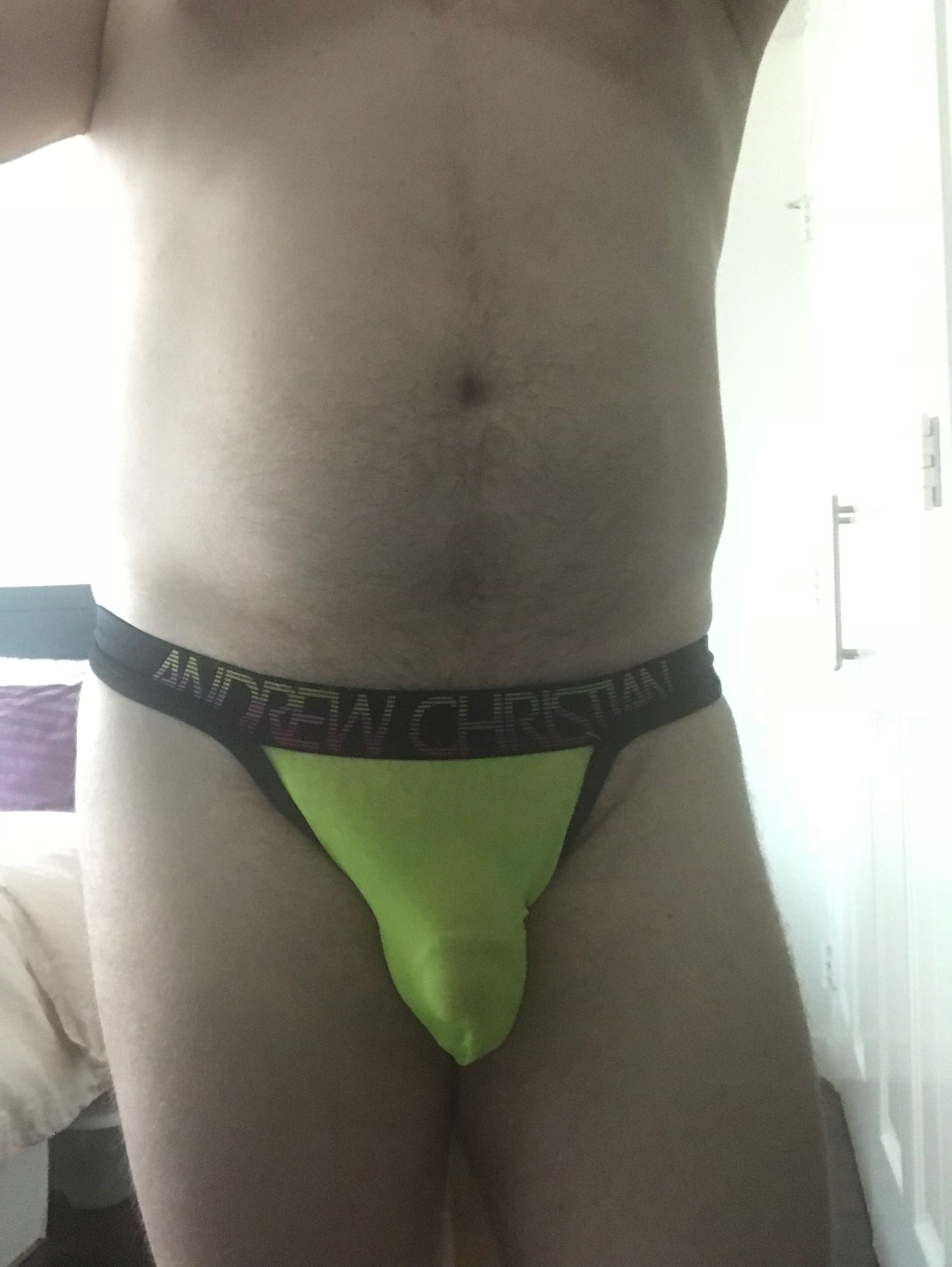 Mesh thong today for another thursday…